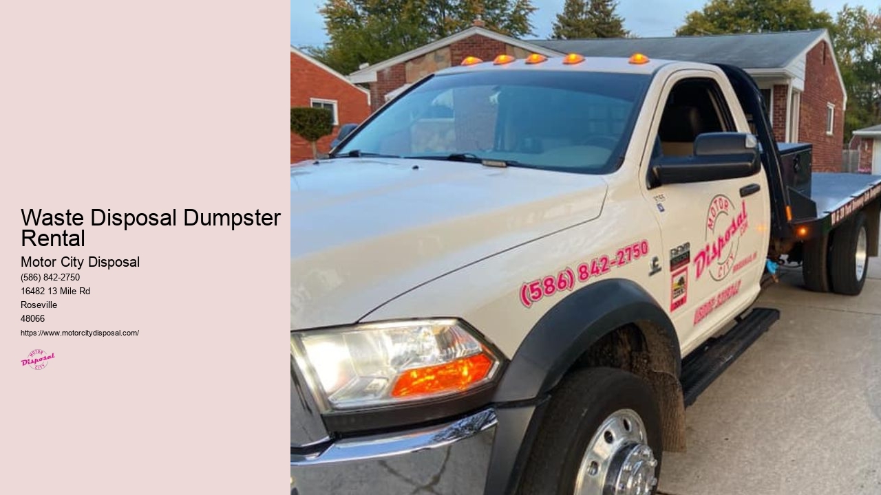 Motor City Disposal Dumpster Roseville MI